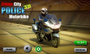 Crime City 3D Police Motorbike screenshot 5