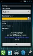 Julls' Calendar Widget Lite screenshot 2