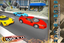 Sports Car Transport Truck Sim screenshot 2