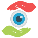 Eye Care: Eye, Test, Exercise & Blue Light Filter Icon