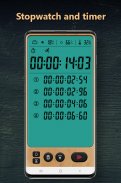 Despertador y previsión del tiempo, cronómetro. screenshot 2