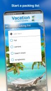 Vacation Countdown 2017 screenshot 4