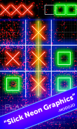 Tic Tac Toe Glow by TMSOFT screenshot 0