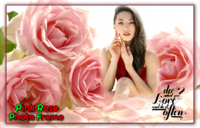 Pink Rose Photo Frames screenshot 0