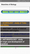 Branches of Biology screenshot 2