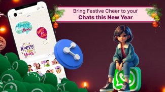 Newyear GIF Stickers 2025 screenshot 2