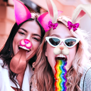 Cámara en Vivo Cara: Filtro de Foto Pegatina Emoji Icon