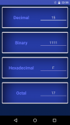 Binary Hex Dec Oct Conversion screenshot 0