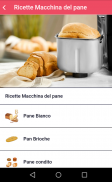 Ricette Macchina del pane screenshot 1