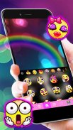 ثيم لوحة المفاتيح Rainbow Love screenshot 3