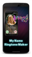 My Name Ringtone Maker screenshot 0