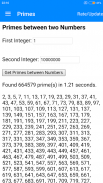 Primes between Two Numbers screenshot 2