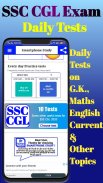 SSC CGL Exam Mock Tests Paper screenshot 2