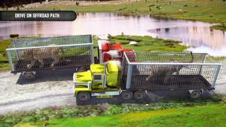 Animal Transporter Offroad Drive screenshot 4