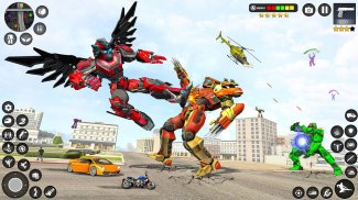 Robot Transform War Car Games screenshot 1