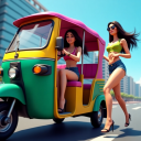 Tuk Tuk Rickshaw City Driving icon