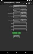 Construction Project Calculato screenshot 10
