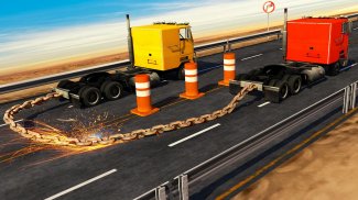 Chained Trucks against Ramp screenshot 6