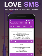 Romantic Love SMS 2019 screenshot 0