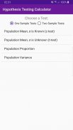 Statistical Test Calculator screenshot 5