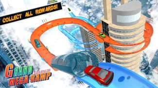 juego de salto de coche de truco de mega rampa screenshot 7