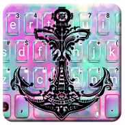 Tema Keyboard Galaxy Anchor screenshot 4