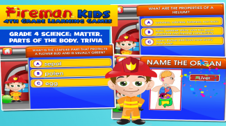 Fireman's Fourth Grade Games screenshot 1