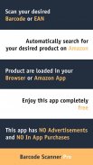 Barcode Scanner Pro for Amazon Shopping screenshot 0