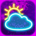 Weather Today Widget Neon Icon