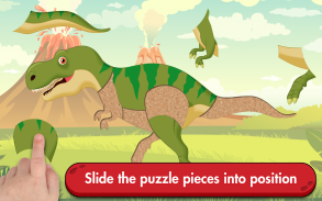 Dinosaur Puzzles Lite fun game for kids & toddlers screenshot 0