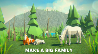 Horse Simulator 3D: Animal Family Wild Herd Game screenshot 2