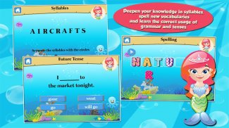 Meerjungfrau-Grade 3 Spiele screenshot 4