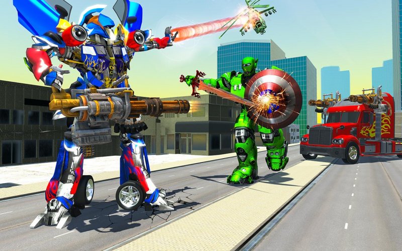 Us Police Robot Transform Truck 1 8 Download Android Apk Aptoide - download guide for boxing simulator 2 roblox apk latest