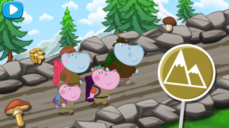 Hippo Family: Mountain Camping screenshot 3