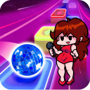 FNF Girlfriend Tiles Hop Funny Songs Game Icon