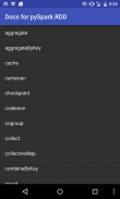 Docs for pyspark.RDD screenshot 1
