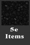 5e - Items screenshot 0