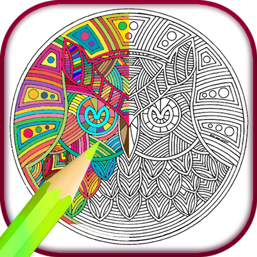 Mandala De Livros De Colorir Jogos Adultos Para Relax na App Store