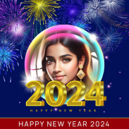 Happy New Year 2024 PhotoFrame screenshot 5