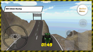 Bất Tractor Hill Climb Racing screenshot 1