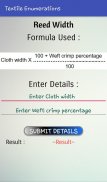 Textile Calculations (All-In-One-Calculator) screenshot 2