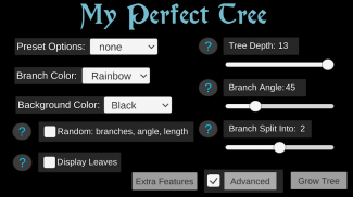Fractal Tree Generator screenshot 0