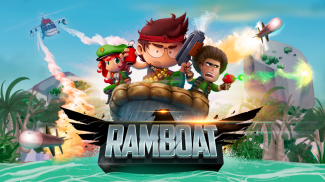 Ramboat - Çevrimdışı oyun: Atlama, Koşma ve Atış screenshot 4