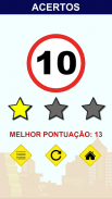 Qual é a placa de trânsito? screenshot 2