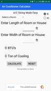 Air Conditioner Calculator screenshot 2