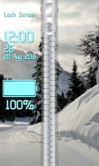 Winter Zipper Lock Screen screenshot 3