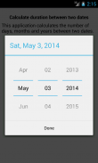 Date Difference Calculator screenshot 1