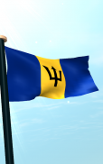 Barbados Flag 3D Free screenshot 11