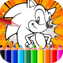 Soni Coloring Hedgehog Boom Icon