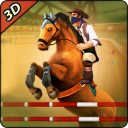 Derby horse Riding Finish Quest Race Jump Icon